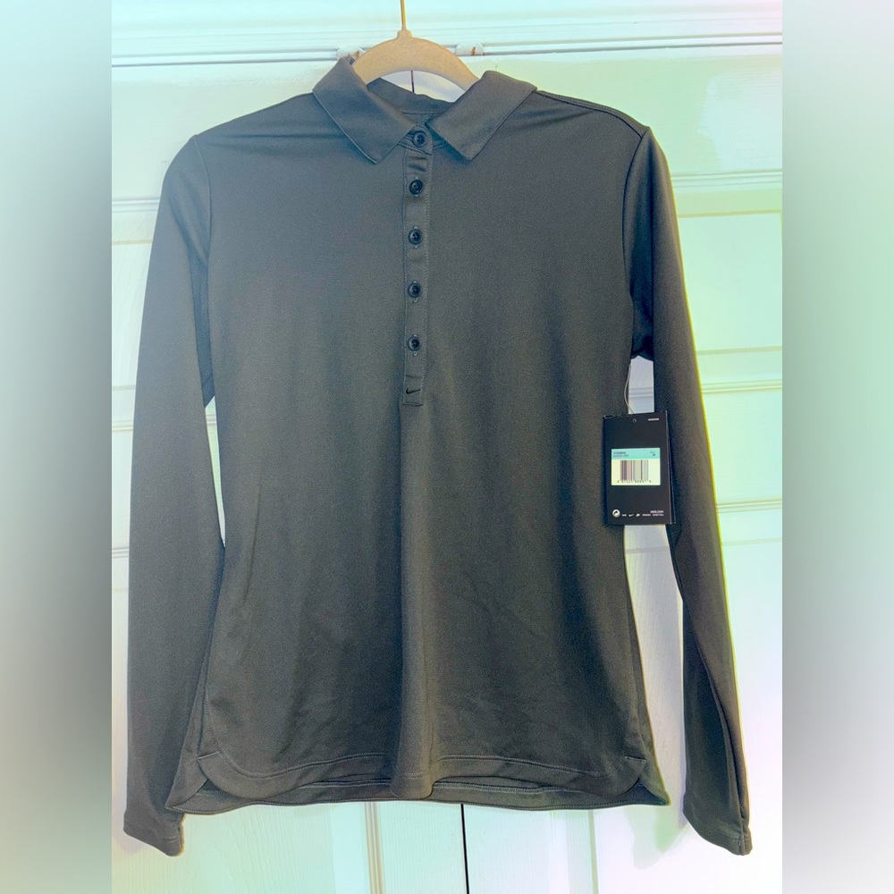 Nike Women’s long sleeve Dri-Fit polo